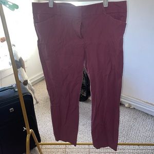 Audrey Pant Slim Leg Crop NY&C